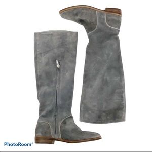 UGG.  Gracem Knee High Boot Gray Suede NWOBox